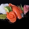 Sushi Wasabi Lachs Sashimi